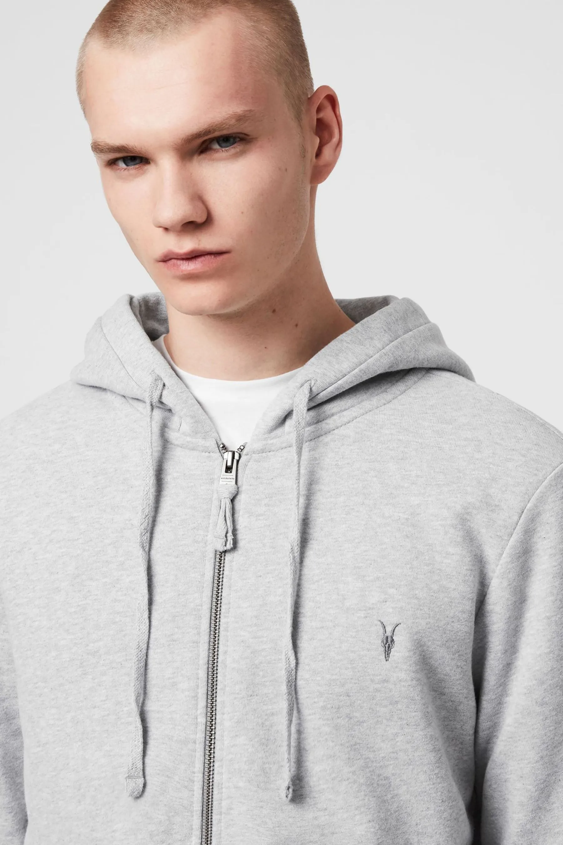 AllSaints 100% Cotton Raven Hoodie    