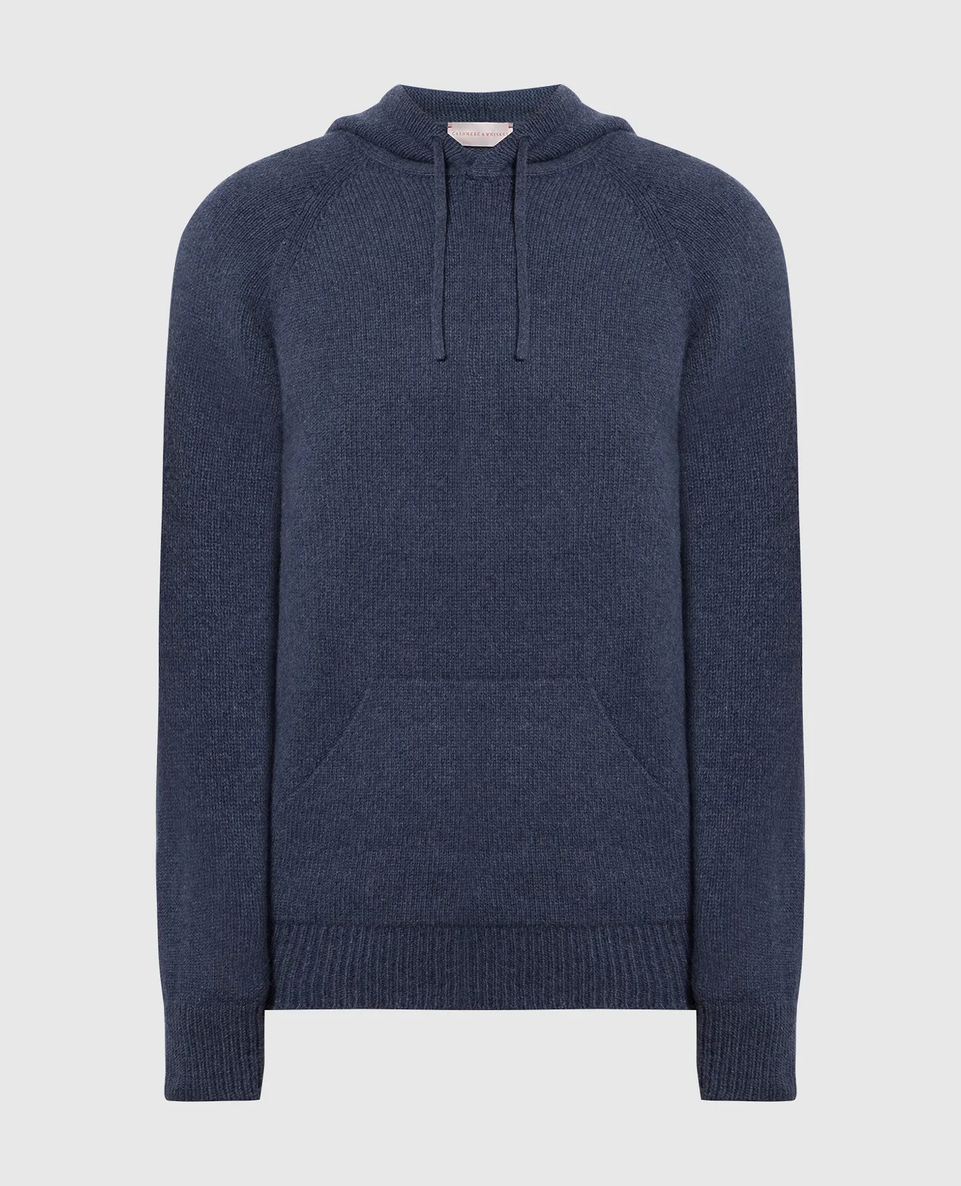 Cashmere&Whiskey Felpa con cappuccio in cashmere blu MU8651305341R