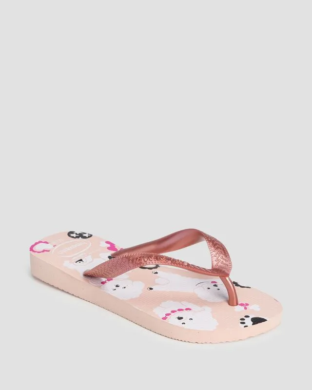 Ciabatte da bambino Havaianas Kids top pets con motivo di cani