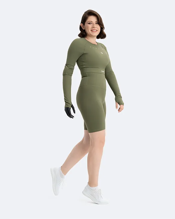 Crop top a maniche lunghe | Forza interiore  