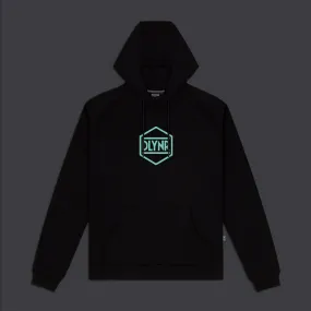 Dolly Noire Felpa da uomo con cappuccio Logo Classic Hoodie sw379-sa-03 nero verde