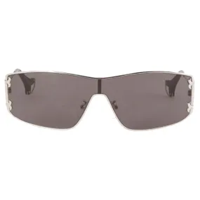 Emilio Pucci - Occhiali da Sole con Logo Cut-Out - Argento Nero - Occhiali da Sole - Emilio Pucci Eyewear