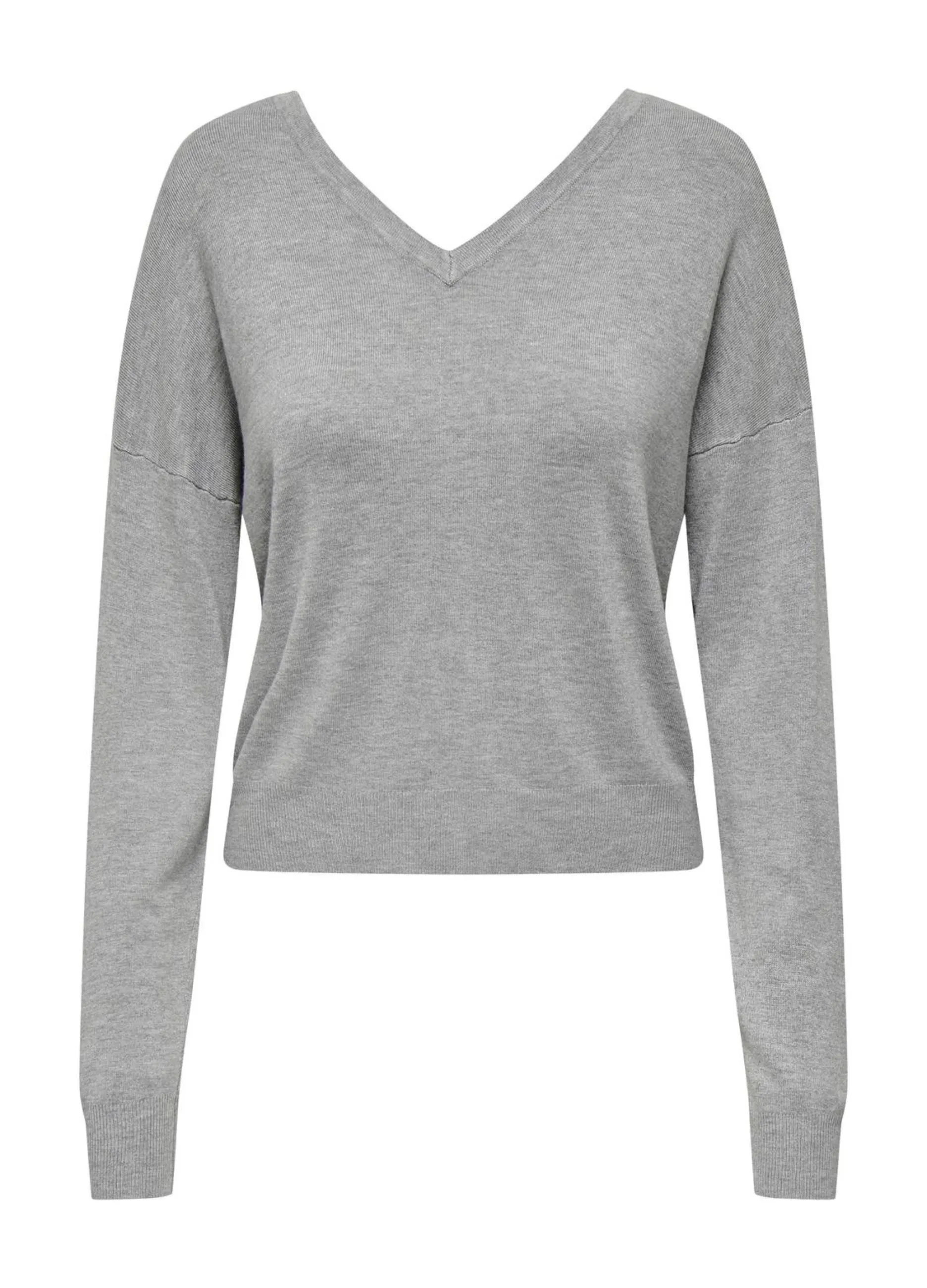 JDY  Top a maniche lunghe con scollo a V