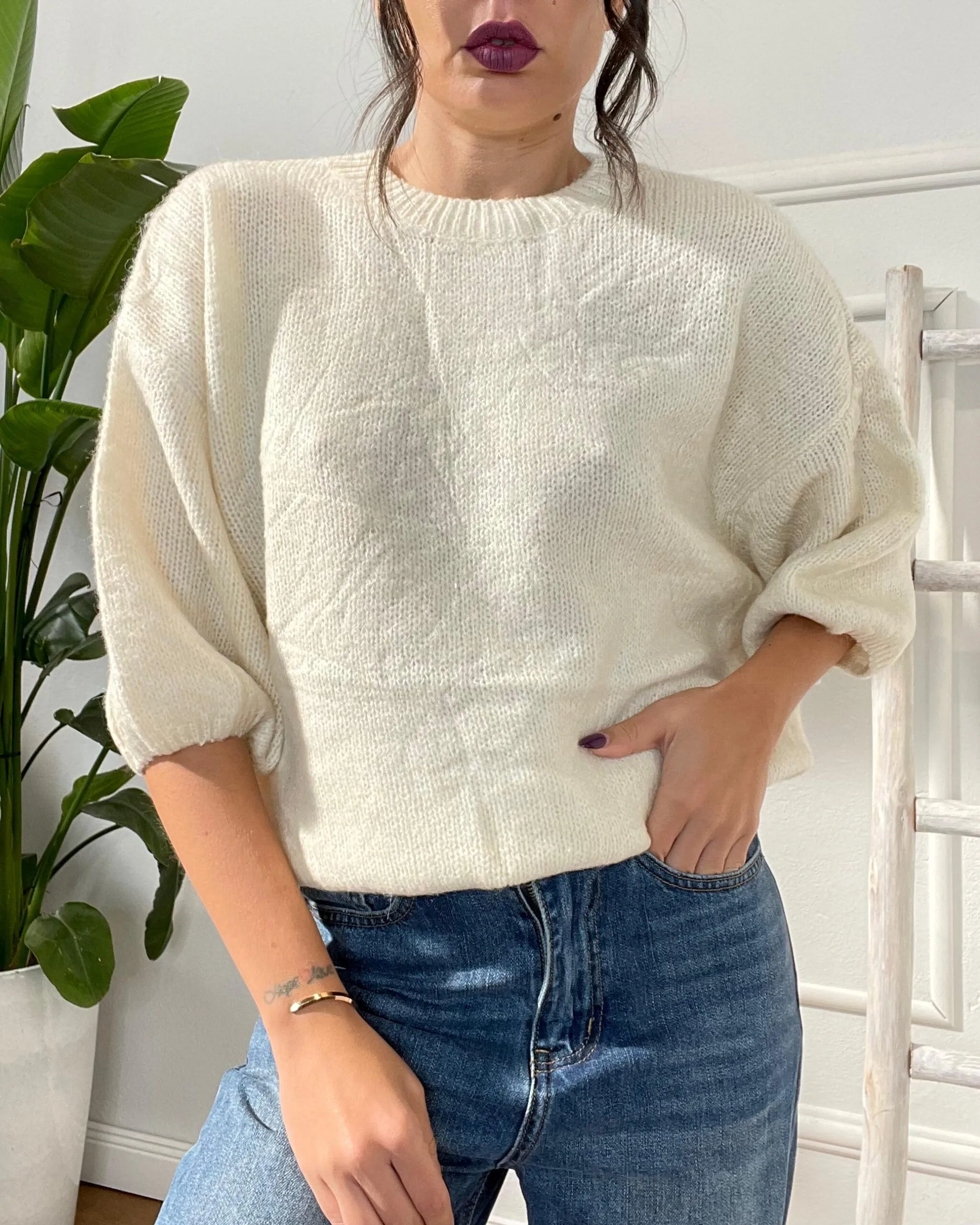 MAGLIA MATERA 199 beige