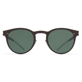 Mykita - Riley - NO1 - Marrone Scuro Polarized Pro Verde - Metal Collection - Occhiali da Sole - Mykita Eyewear