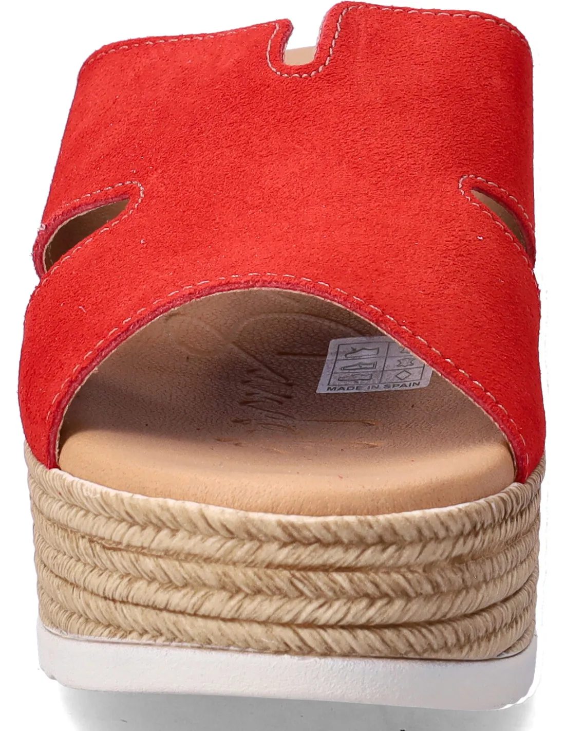 Oh My Sandals zeppa rojo