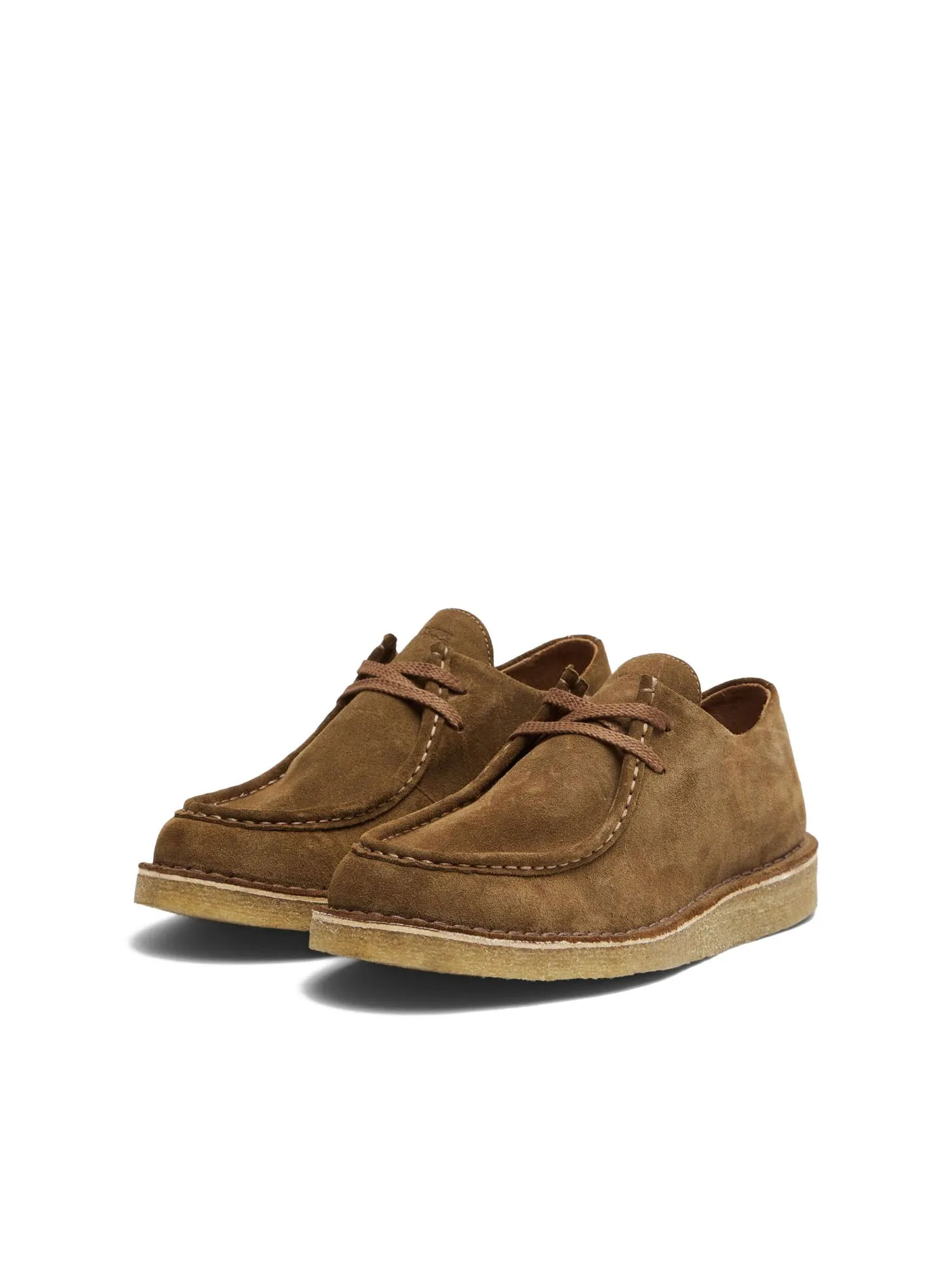 ----------Slhchristian Suede Wedge Moc Toe Shoe---------