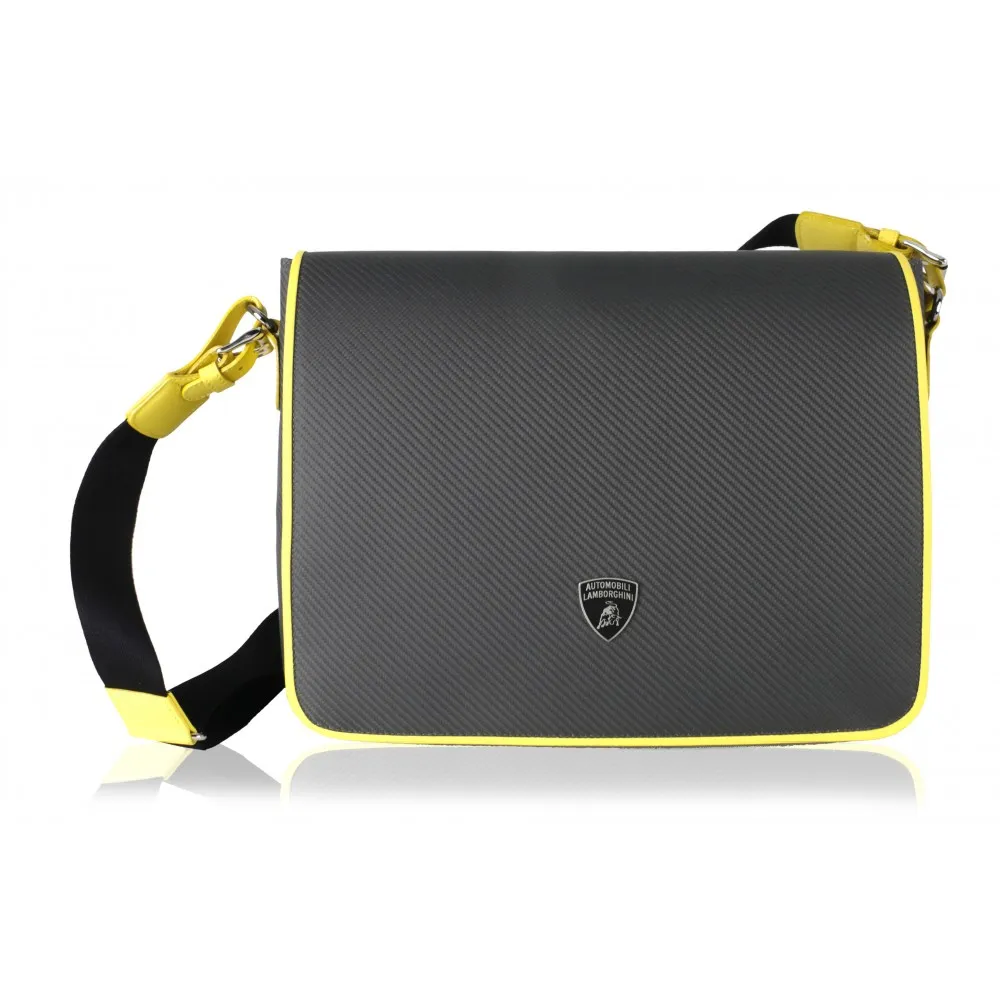 TecknoMonster - Automobili Lamborghini - Ippolita Automobili Lamborghini - Boston Bag in Fibra di Carbonio Aeronautico